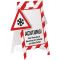Hinweisaufsteller 3D-Optik, Kein Winterdienst, rot/weiß, Kunststoff, 480x650mm, 300g Bild 1