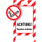 Verbotaufsteller 3D-Optik, ACHTUNG! Rauchen verboten, Kunststoff, 480x650mm, 300g Bild 3
