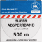 Recycling Absperrband Super, rot / weiß geblockt, Polyethylen, 80mm, 500m / Rolle Bild 1
