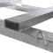 K.57 Transporttraverse, für Schrankenzäune und Leitbaken, Stahl, 2240 x 1120mm Bild 2