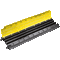 DEFENDER® Kabelbrücke Mini, 3 Kabelkanäle, schwarz / gelb, 1000 x 290 x 48mm Bild 2