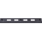 Universaler Gummibordstein, mit 3M Reflextape, schwarz, 1000 x 100 x 90mm, 7kg Bild 1