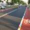 Flexibler Fahrbahnbegrenzer, überfahrbar, gelb / rot, Gummi, 158 x 148 x 285mm Bild 3