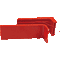 Auslösewinkel, Fluchtwegsicherung DEXCON, für Stangengriffe, rot, Kunststoff, 55-130mm Bild 1