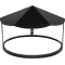 Regenschutzdach Diabolo, schwarz, Stahlblech feuerverzinkt, 420 x 420 x 285mm, 2,5kg Bild 1