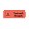 Warn-/Hinweisetikett, P+Tnach Wunsch, rot/schwarz, Haftpapier, permanent, 147x50mm, 250/Rolle Bild 1