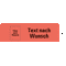 Warn-/Hinweisetikett, P+Tnach Wunsch, rot/schwarz, Haftpapier, permanent, 170x60mm, 250/Rolle Bild 1