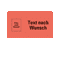 Warn-/Hinweisetikett, P+Tnach Wunsch, rot/schwarz, Haftpapier, permanent, 60x35mm, 500/Rolle Bild 1