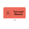 Warn-/Hinweisetikett, P+Tnach Wunsch, rot/schwarz, Haftpapier, permanent, 100x50mm, 250/Rolle Bild 1