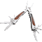 Multitool, multifunktionelles Werkzeug, Zange, Klinge, Säge, Lederetui Bild 1