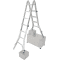 STABILO® Professional Sprossen- Gelenk- Teleskopleiter, 4 x 4 Stufen, AH 5m, 16kg Bild 1