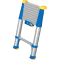 WERNER® Teleskopleiter, EN 131-6, Aluminium, 2,9m, Arbeitshöhe 3,67m, 9,4kg Bild 1