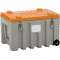 CEMO CEMbox Trolley offroad, grau / orange, Maße: 66 x 45 x 38cm, 150 l Bild 1