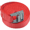 MTPro Klemmschlossgurt 425, DIN EN 12195-2, einteilig, mit Klemmschloss, rot, 25mmx4m Bild 1