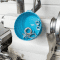HAZET® Magnetschale, blau, Kunststoff, 80mm gummierter Magnet, Ø 150mm, 0,38kg Bild 2