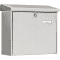 Briefkasten Medium, Namensfenster, Edelstahl, Wandmontage, 2 Schlüssel, 380x340x148mm Bild 1