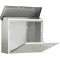 Briefkasten Medium, Namensfenster, Edelstahl, Wandmontage, 2 Schlüssel, 380x340x148mm Bild 2
