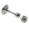 Magnet- Türstopper TWM 2495 Ni SB, Wandmontage, 95mm, inkl. Befestigungsmaterial Bild 1