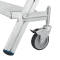 KRAUSE® Podestleiter, EN 131, einseitig begehbar, fahrbar, 7 Stufen Bild 4