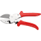 KNIPEX® Amboss- Schere, z. Schneiden von Gummi- Profilen, PVC, Leder, Holz, Schläuchen Bild 2