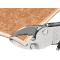 KNIPEX® Amboss- Schere, z. Schneiden von Gummi- Profilen, PVC, Leder, Holz, Schläuchen Bild 4