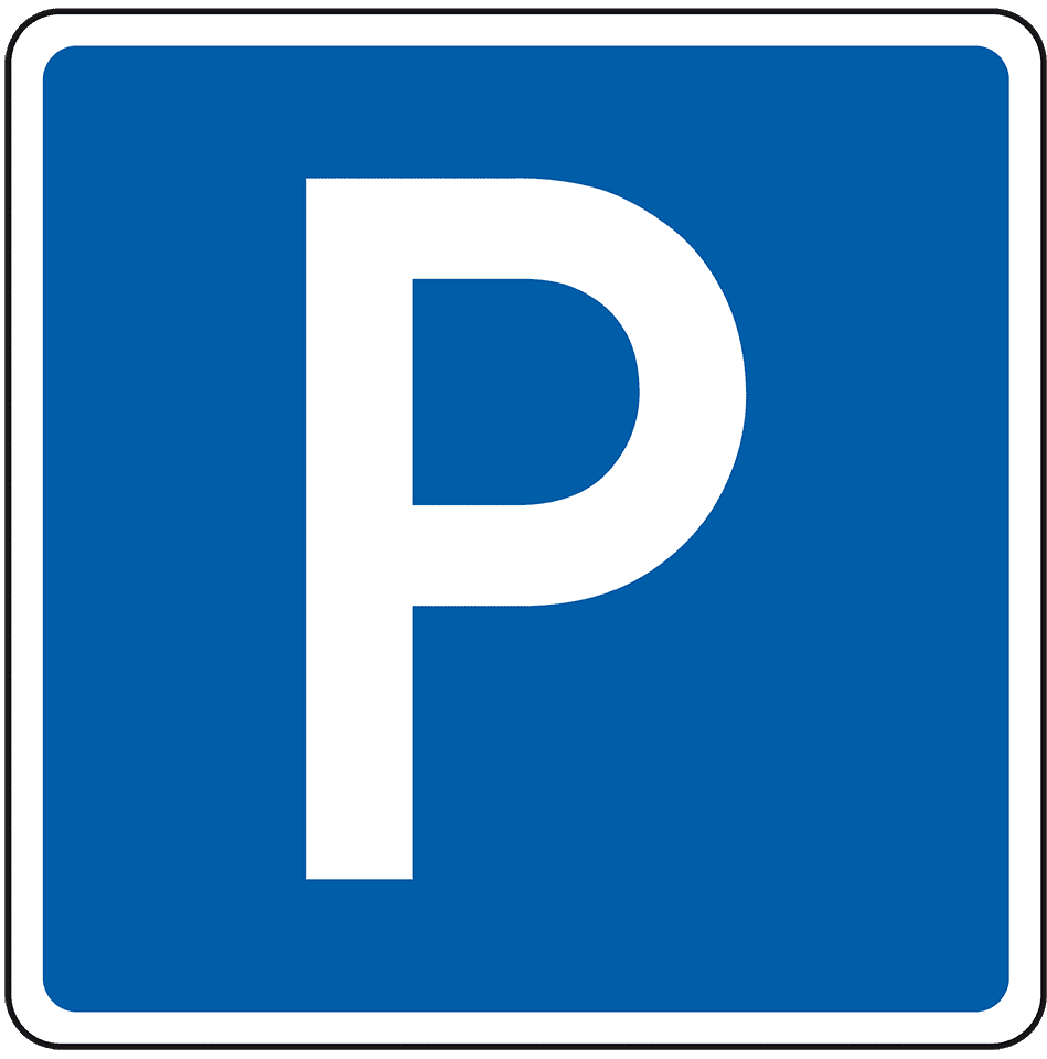 Parkplatzschild