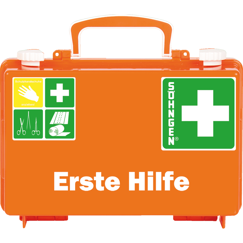 Erste Hilfe Koffer SAN, 31x21x13 cm Füllung DIN 13157 erweitert