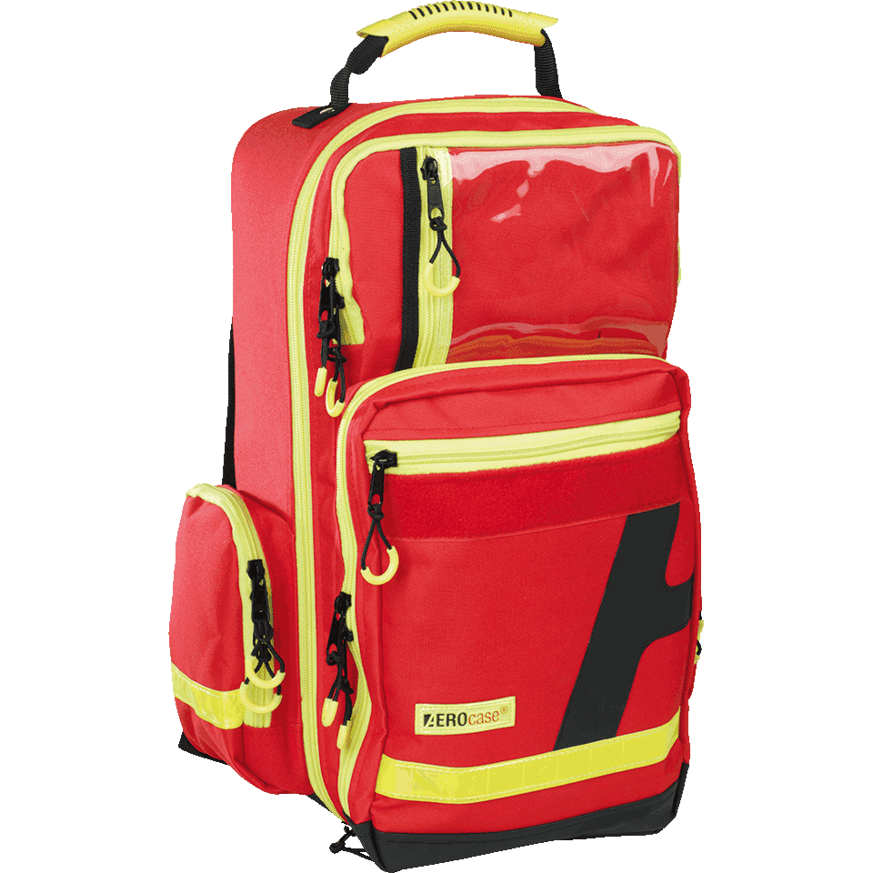 Erste-Hilfe-Notfallrucksack, leer, DIN 13160, 13157