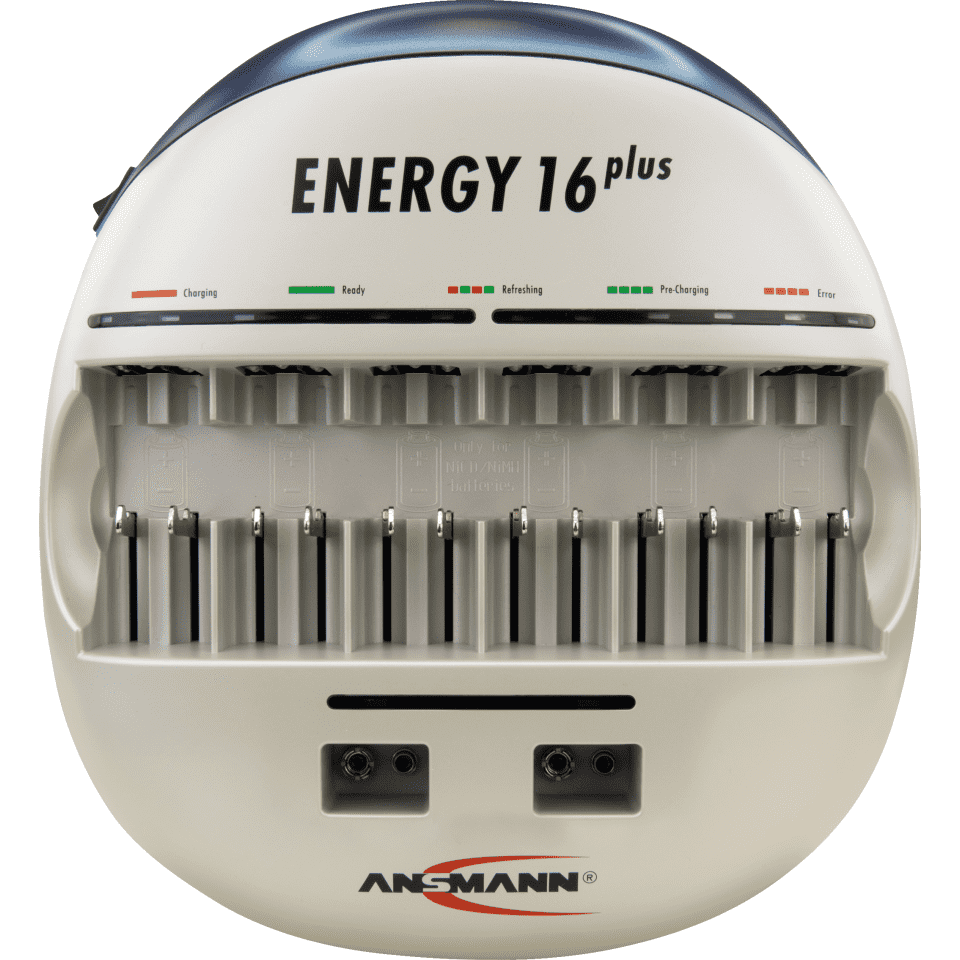 ANSMANN Akkuladegerät ENERGY 16 plus, Micro AAA, Mignon AA, Baby ...